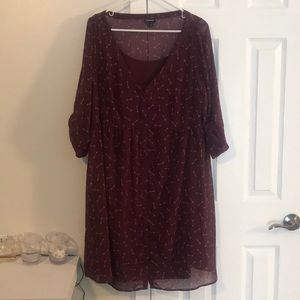 Torrid chiffon dress